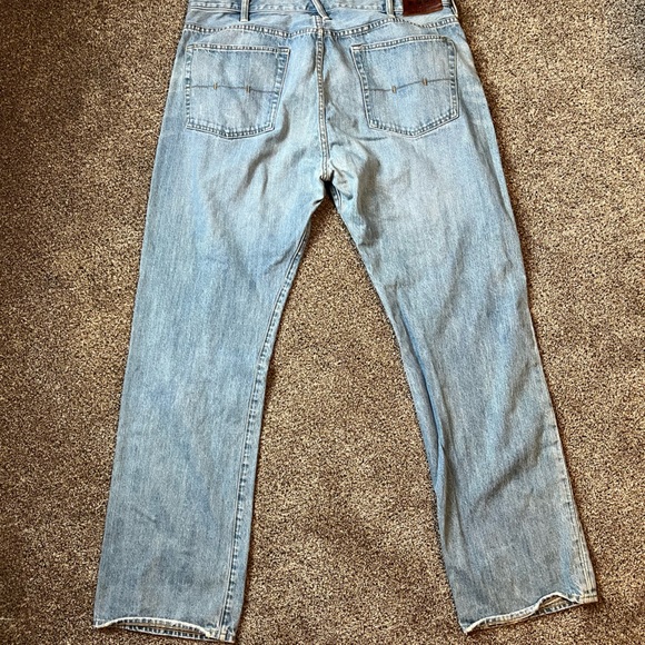 Men’s Polo Ralph Lauren Distressed Jeans size 38/34 Classic Fit Straight Leg RL - Picture 2 of 8